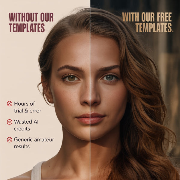 5+ AI Image Prompt Templates - FREE Sample Pack | Professional Collection for Midjourney, DALL-E & More